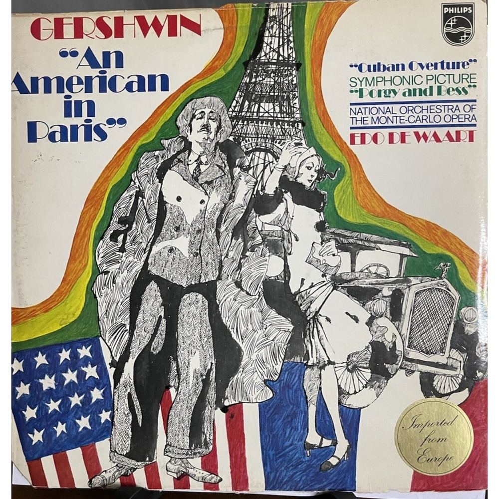 George Gershwin An American In Paris 1972 Philips Vinyl Record Netherlands VG+